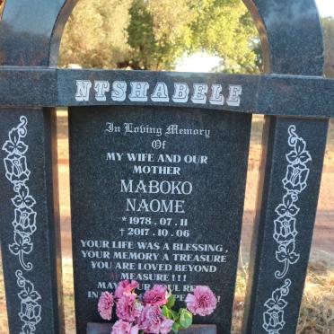NTSHABELE Maboko Naome 1978-2017