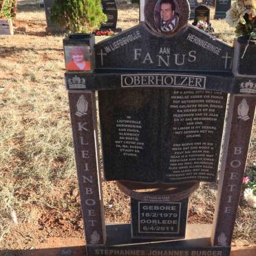 OBERHOLZER Stephanus Johannes Burger 1979-2011