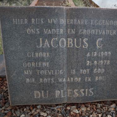 PLESSIS Jacobus C., du 1909-1978