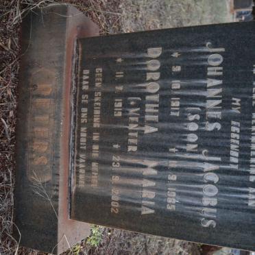 PETERS Johannes Jacobus 1917-1985 &amp; Dorothea Maria 1919-2002