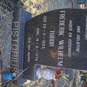 PISTORIUS Frederik Wilhelm Tudor 1893-1975