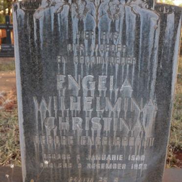 PRETORIUS Engela Wilhelmina Christina nee ENGELBRECHT 1900-1988