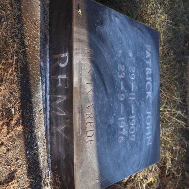 REMY Patrick John 1909-1976