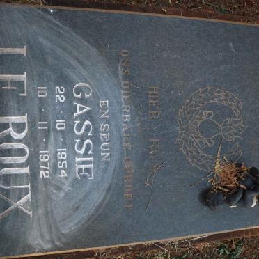 ROUX Cassie, le 1954-1972