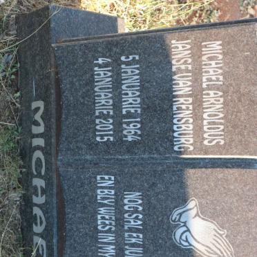 RENSBURG Michael Arnoldus, Janse van 1964-2015