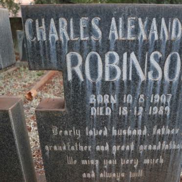ROBINSON Charles Alexander 1907-1989