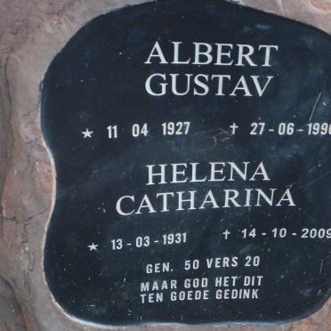 ROHRBECK Albert Gustav 1927-1998 &amp; Helena Catharina 1931-2009