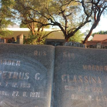 ROOS Petrus G. 1913-1971 &amp; Classina S. 1920-1995