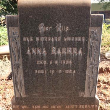 STANDER Anna Barbra 1886-1964