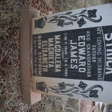 STRICK Edward James 1909-1985 &amp; Magdalena Magrieta Elizabeth STRYDOM 1918-1997