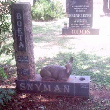 SNYMAN Boeta 19??-199?