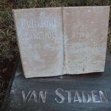 STADEN Gerhardus Swanepoel, van 1958-1979