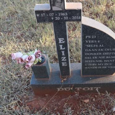 TOIT Elize, du 1963-2014