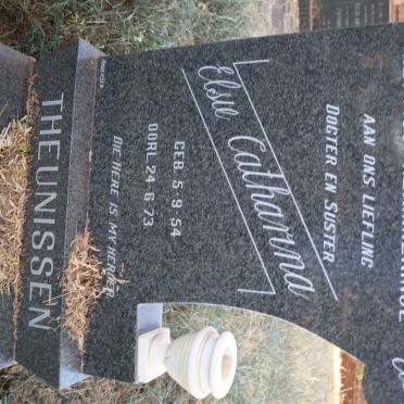 THEUNISSEN Elsie Catharina 1954-1973