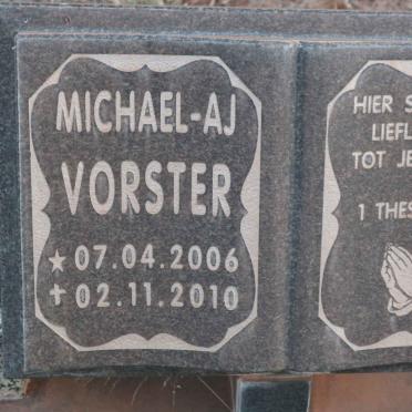 VORSTER Michael AJ 2006-2010
