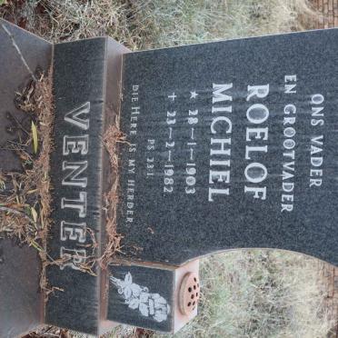 VENTER Roelof Michiel 1903-1982