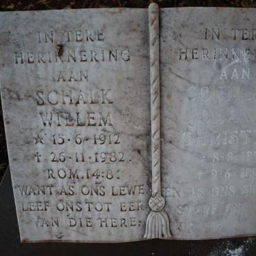 VENTER Schalk Willem 1912-1982 &amp; Cornelia Johanna Christina 1913-2000