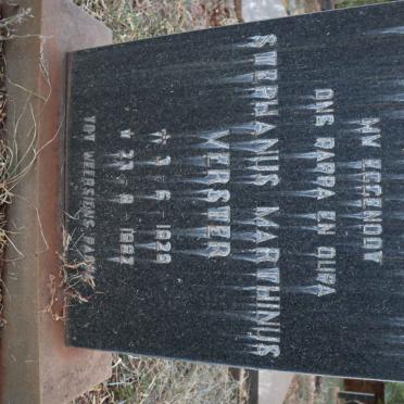 VERSTER Stephanus Marthinus 1928-1982