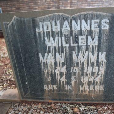 WYK Johannes Willem, van 1905-1984