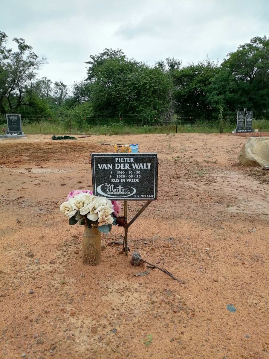 WALT Pieter, van der 1960-2020