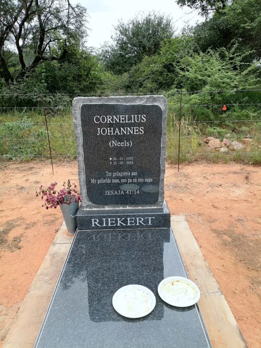 RIEKERT Cornelius Johannes 1955-2018