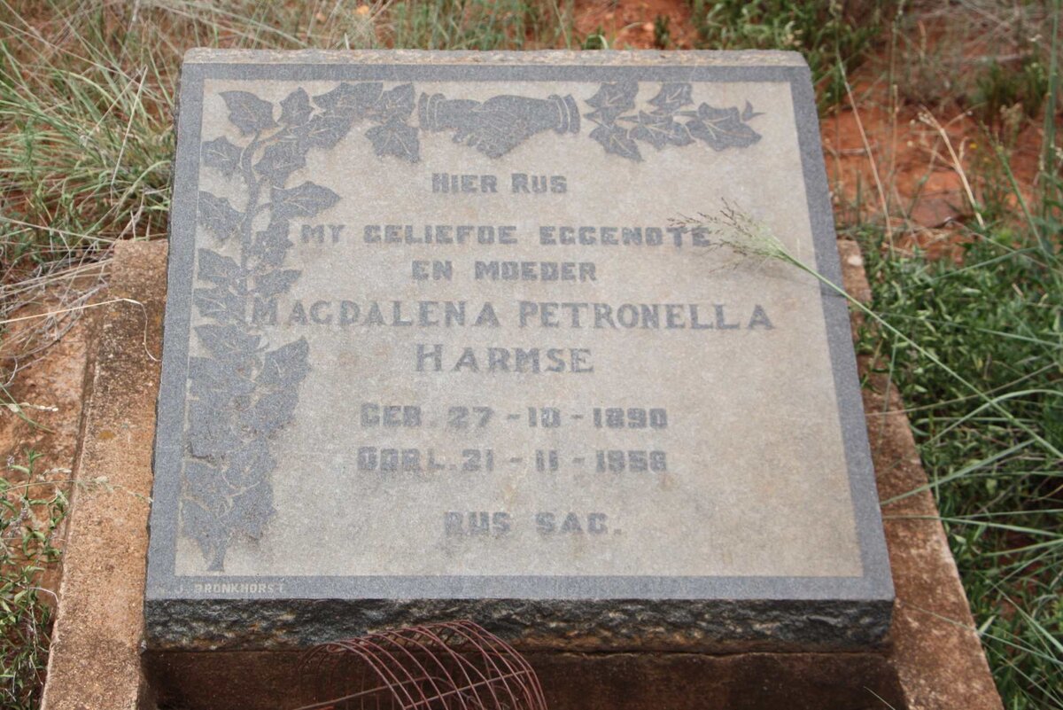 HARMSE Magdalena Petronella 1890-1956
