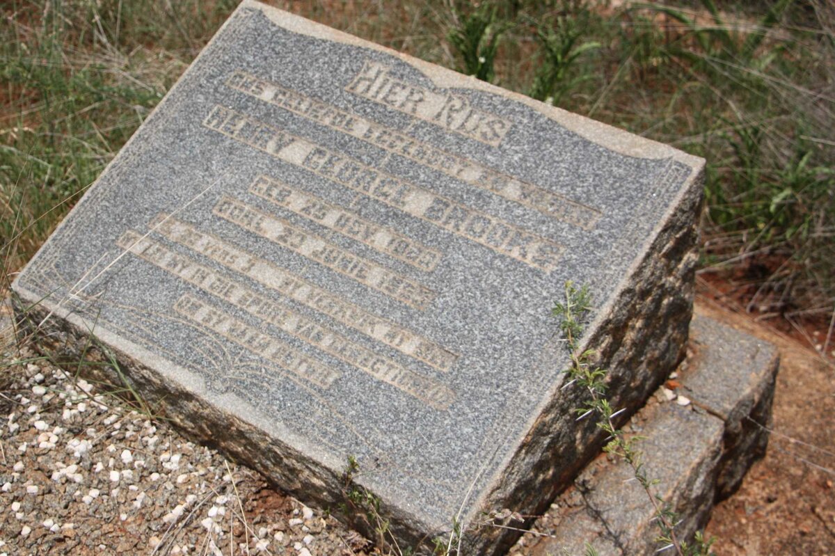 BROOKS Henry George 1880-1953