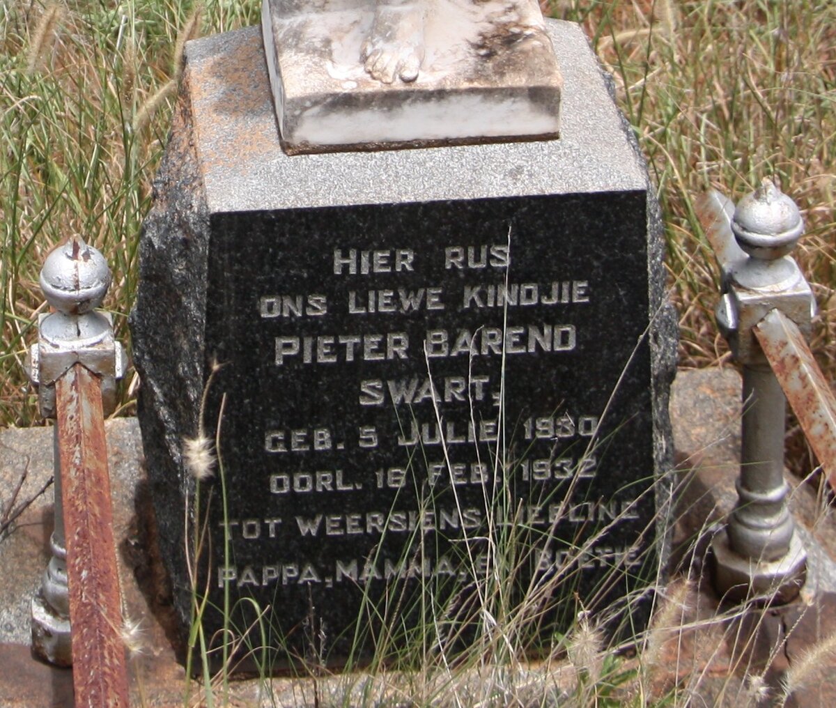 SWART Pieter Barend 1930-1932