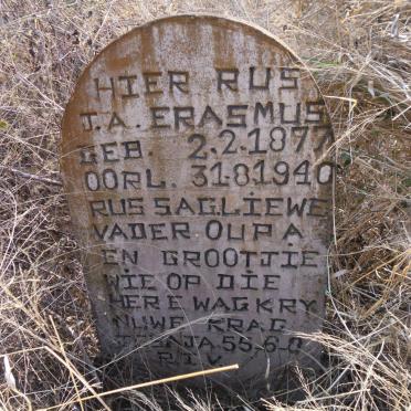 ERASMUS J.A. 1877-1940