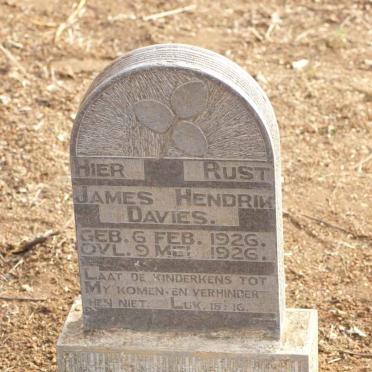 DAVIES James Hendrik 1926 -1926