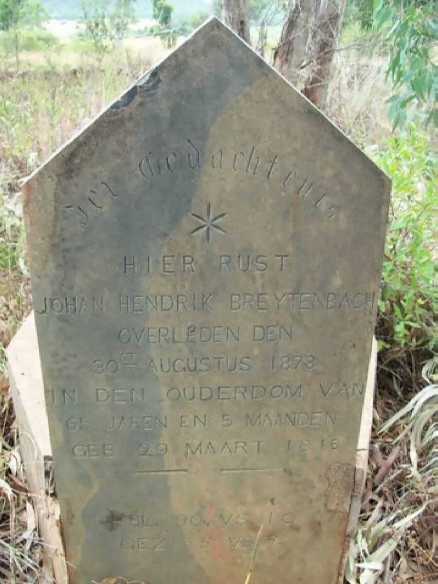 BREYTENBACH Johan Hendrik 181?-1878