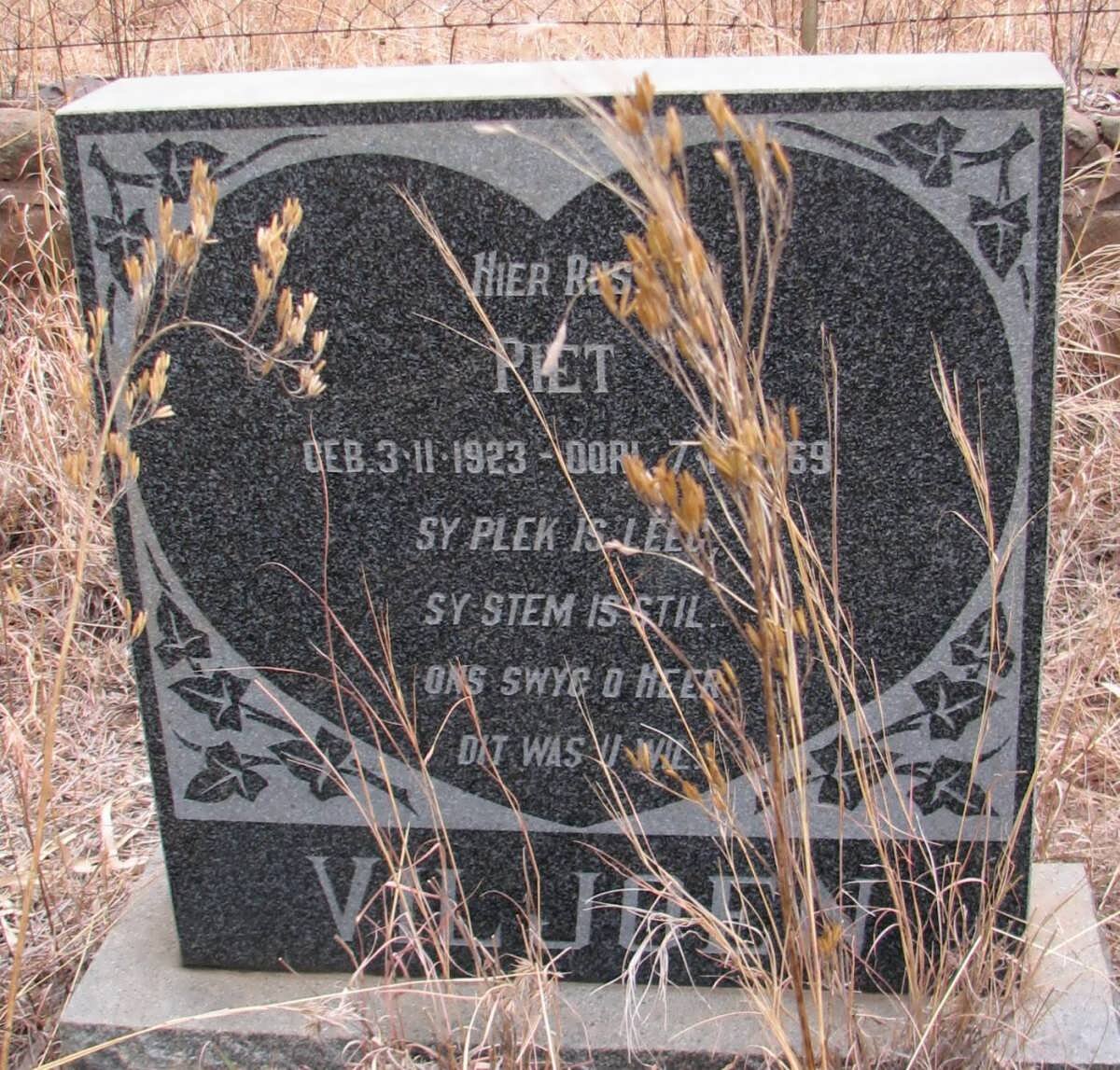 VILJOEN Piet 1923-1969