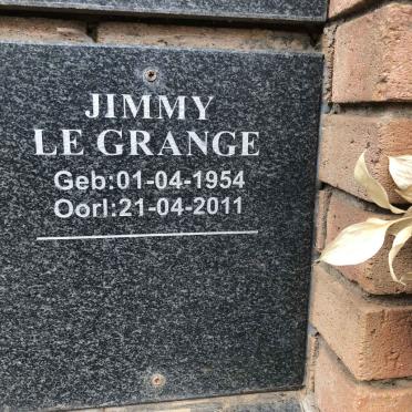 GRANGE Jimmy, le 1954-2011