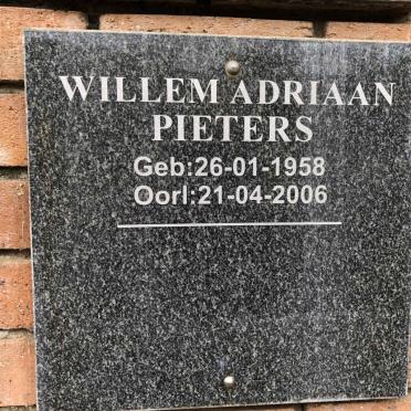 PIETERS Willem Adriaan 1958-2006