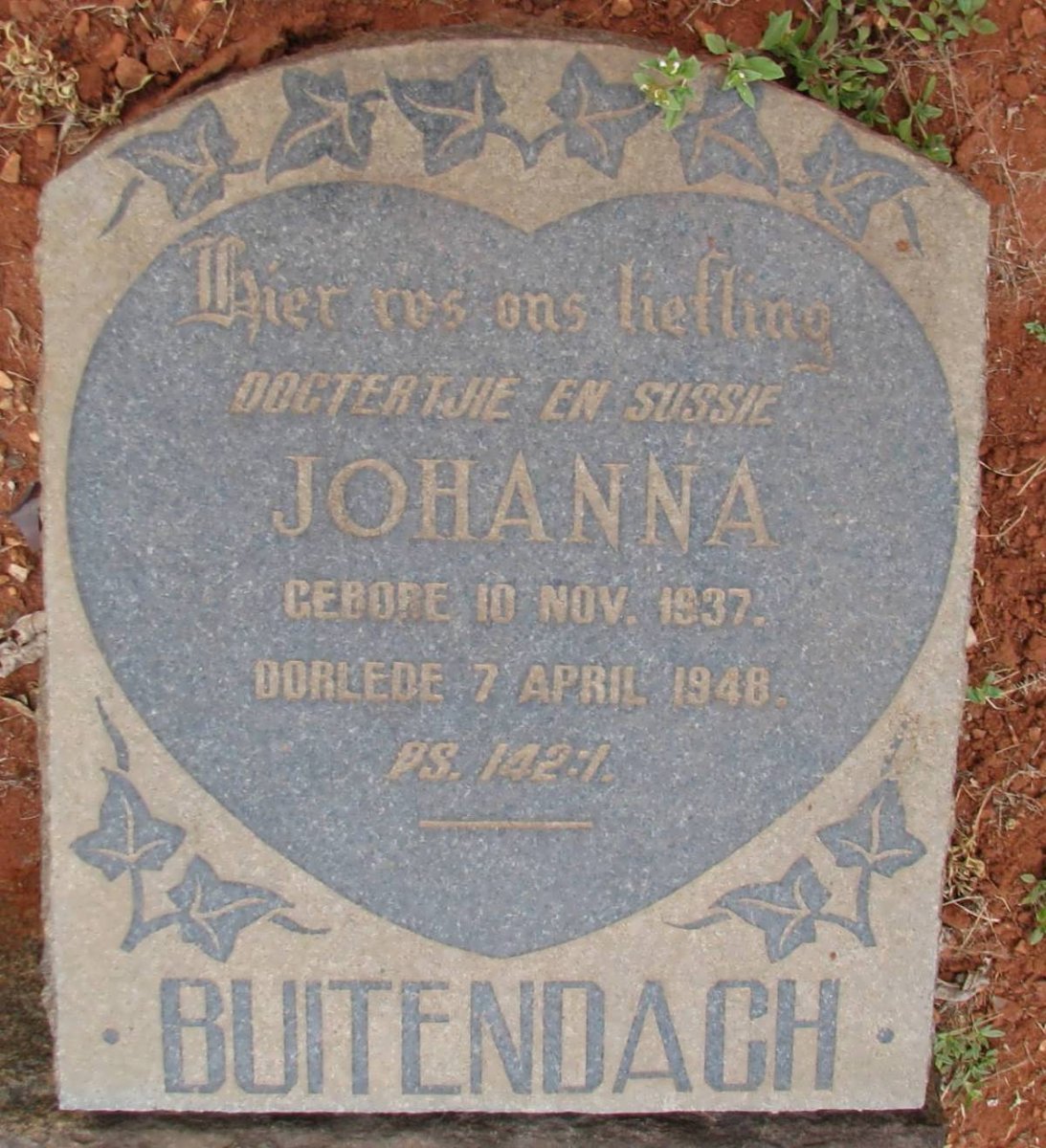 BUITENDACH Johanna 1937-1948