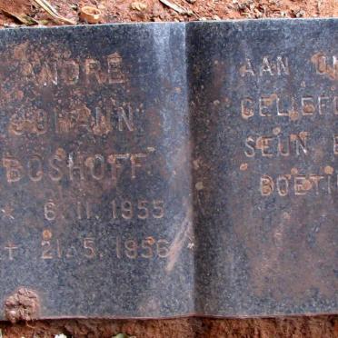 BOSHOFF Andre Johann 1955-1956