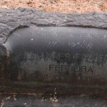 FERREIRA Johannes ? 1884-1953