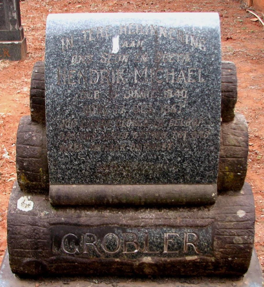GROBLER Hendrik Michael 1940-195?