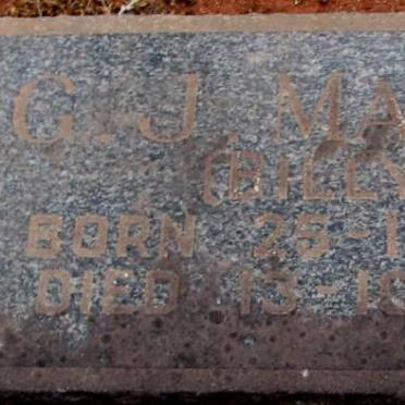 MARITZ G.J. 18?9-1946