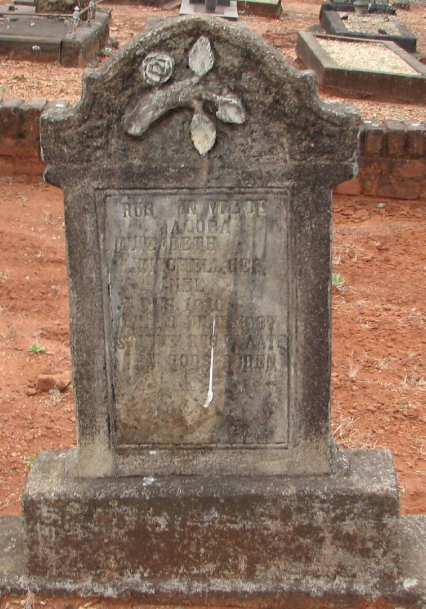 MITCHELL Jacoba Elizabeth nee NEL -1936