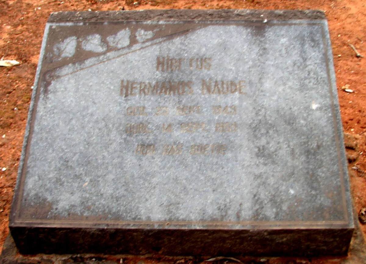 NAUDE Hermanus ?