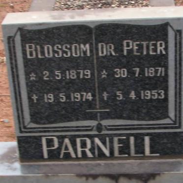 PARNELL Peter 1871-1953 &amp; Blossom 1879-1974