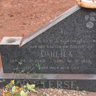 PIETERSE Dahlila 1940-1958