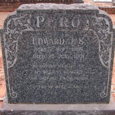 PERO Edward J.S. 1898-1961