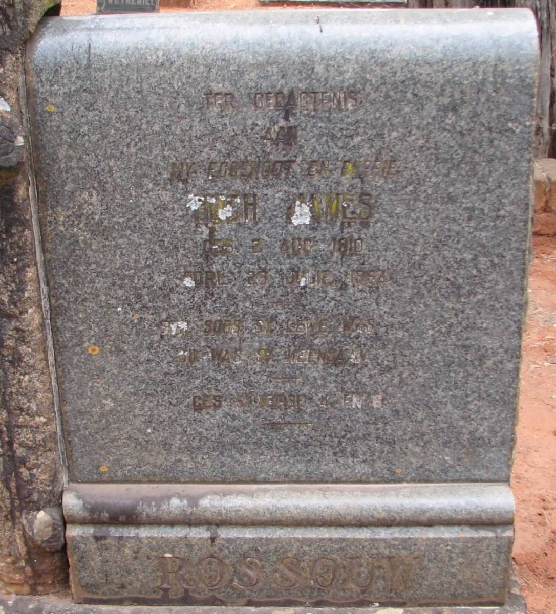 ROSSOUW Hugh James 1910-1954