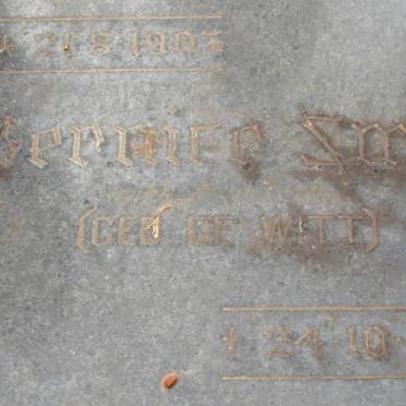 SMIT Bernice nee DE WITT 1905-1961