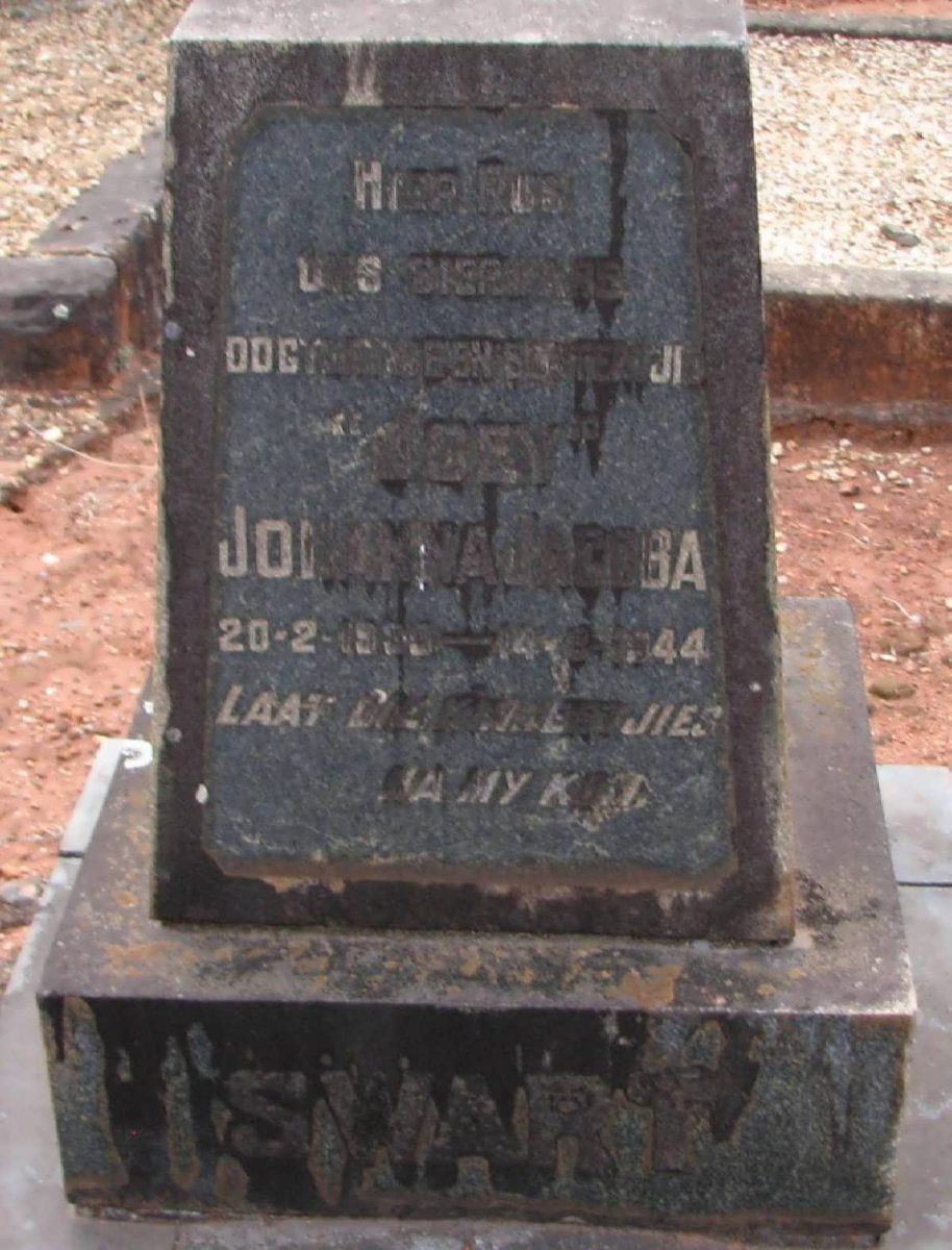 SWART Johanna Jacoba 193?-1944