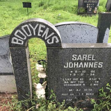 BOOYENS Sarel Johannes 1986-1994