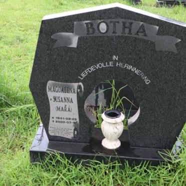 BOTHA Magdalena Susanna 1941-2000