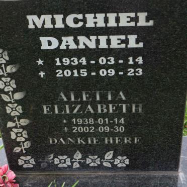 BORNMAN Michiel Daniel 1934-2015 &amp; Aletta Elizabeth 1938-2002